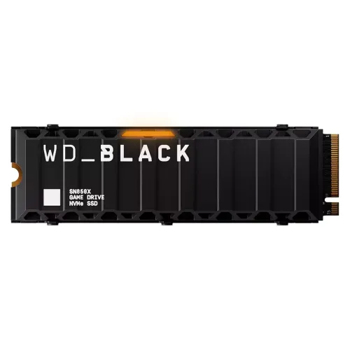 WD BLACK SN850X NVMe SSD - 8TB With Heatsink - Black