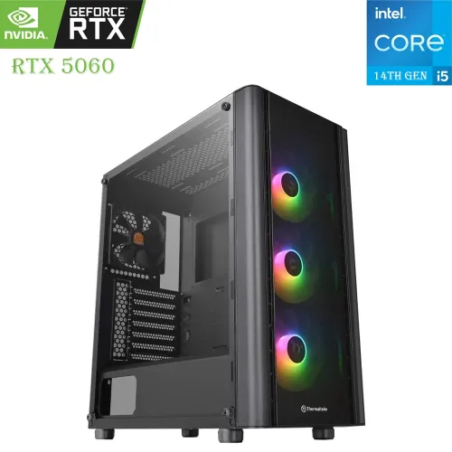 GAMING PC THERMALTAKE  – INTEL CORE I5 14TH GEN | RTX 5060 8GB | 1TB SSD | 16GB RAM