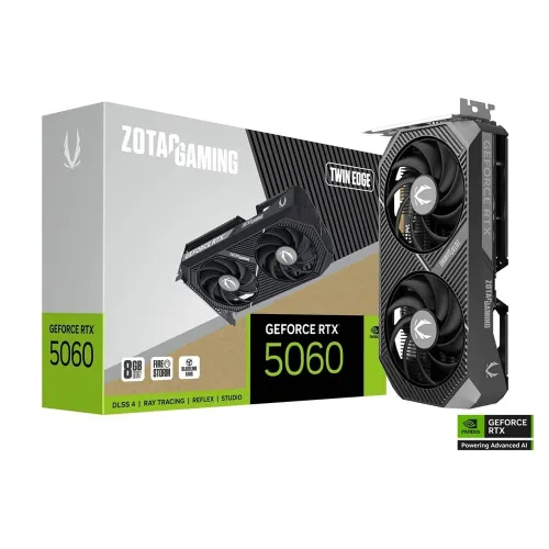 ZOTAC GAMING Nvidia GeForce RTX 5060 AMP 8GB Graphic Card - Black