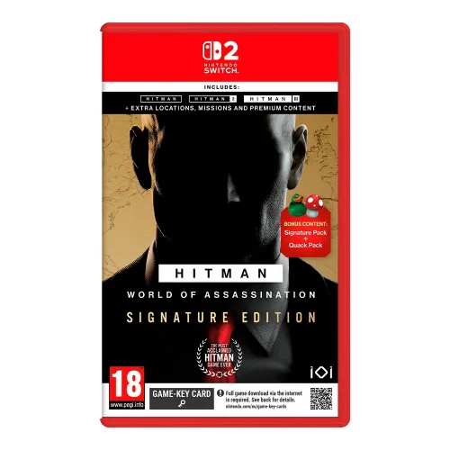 Hitman: World of Assassination Signature Edition For Nintendo Switch 2 - R2 (English) (Game-Key Card)