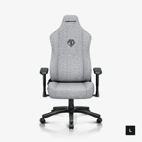 AndaSeat NOVIS Large Gaming Chair Linen Fabric - Ash Gray