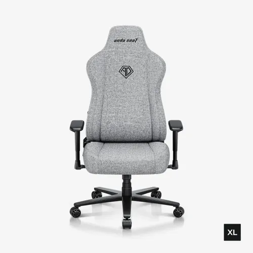AndaSeat NOVIS XL Gaming Chair Linen Fabric - Ash Gray