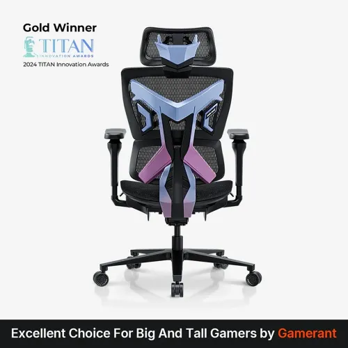 Andaseat X-air Pro Series Mesh Office Gaming Chair - Black Celeste