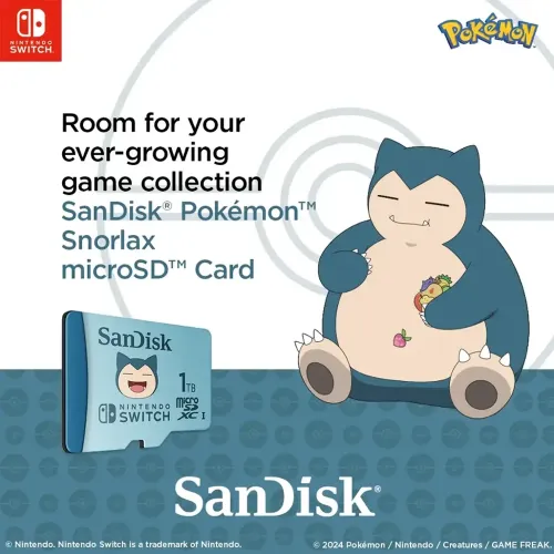 SanDisk - 1TB microSDXC UHS-I for Nintendo Switch 1 Pokémon