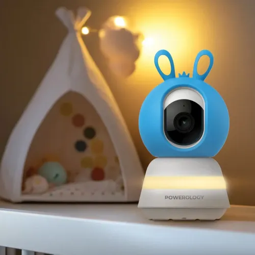 Powerology Monitor & App Baby Camera - Blue/Pink