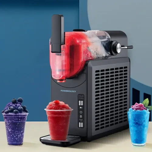 Powerology Aqua Frost Instant Slushie Machine - Black