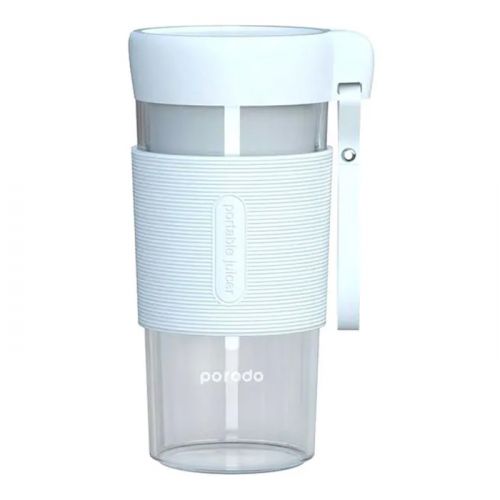 Porodo Portable Juice Maker 350ml 50W - White/Clear (Open Box)