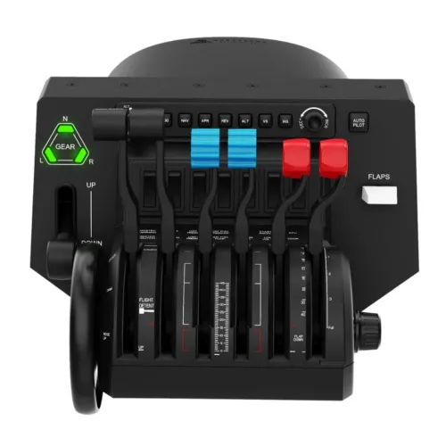 Honeycomb Bravo Throttle Quadrant — Flight Simulator Controls w/Autopilot, Annunciator Panel Compatible PC, MAC, Xbox