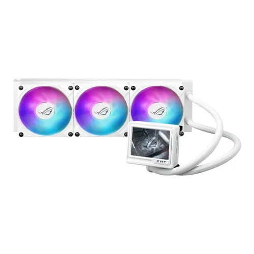 Asus ROG RYUJIN III 360 ARGB Extreme White Edition All in One Liquid CPU Cooler with 3.6" LCD