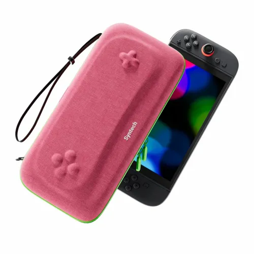 Syntech Carrying Case Compatible with Nintendo Switch 2 - Power Pink