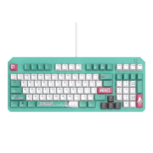 ASUS TUF Gaming K3 Gen II Hatsune Miku Edition Optical-mechanical RGB Switches Gaming Keyboard
