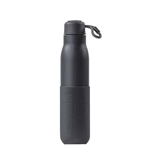 Eltoro Stainless Steel Bottle 750ml Gray with Gray Sleeve - Gray