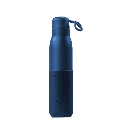 Eltoro Stainless Steel Bottle 750ml Navy with Navy Sleeve - Navy