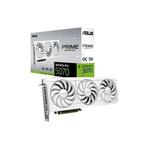 Asus Prime Geforce Rtx 5070 Oc 12gb Graphic Card - White