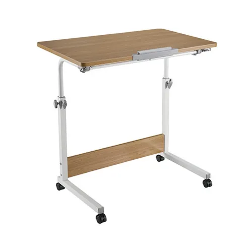 Lumi Height Adjustable Mobile Computer Table (500x800mm/19.7"x31.5")