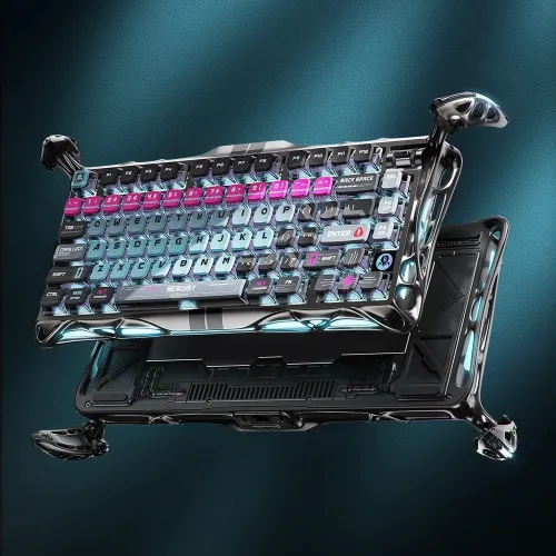 GravStar Mercury V75 Pro 75% Hall Effect Magnetic Switch Gaming Keyboard - Cyberpunk