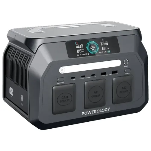 Powerology Dynamic800 Portable Power Station 800W - Black
