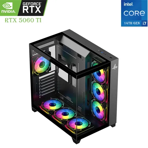 Sharx Gaming PC - Powered by Intel Core i7 14th Gen, RTX 5060 Ti 16GB, 1TB SSD, 32GB RAM