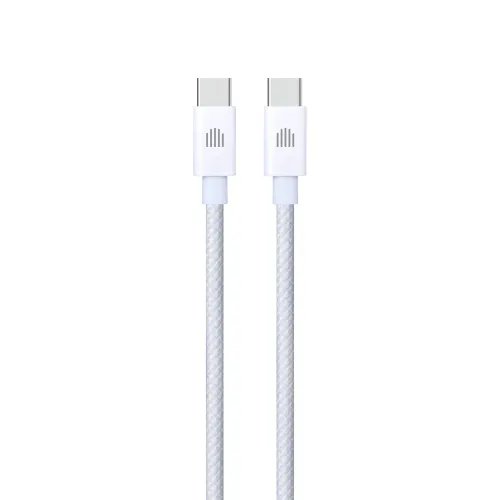 DVICED USB-C to USB-C cable Charging & Data transfer 1.250m - White