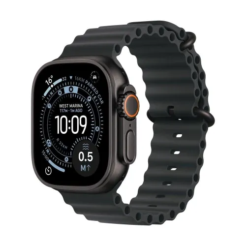 Apple Watch Ultra 3 GPS + Cellular 49mm Black Titanium Case with Black Ocean Band