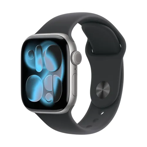 Apple Watch Series 11 GPS 46mm Space Grey Aluminium Case with Black Sport Band - M/L