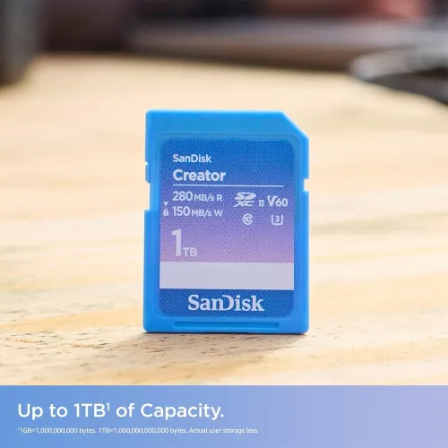 SanDisk 1TB Creator Series UHS-II SDXC Memory Card