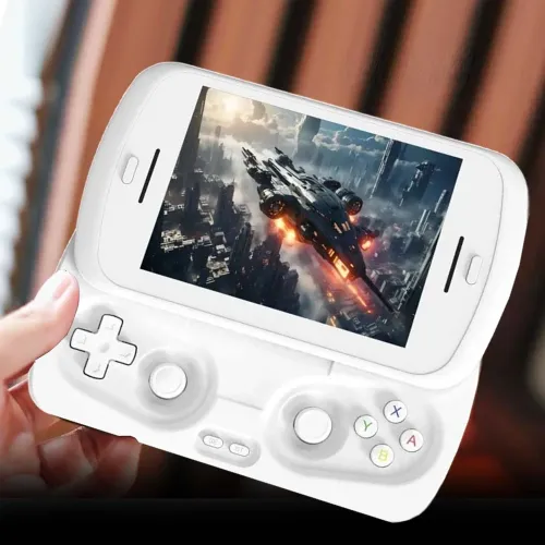 RG Slide Retro Handheld Game Console 128 GB – White
