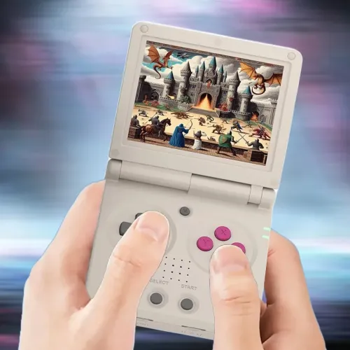 RG35XXSP Handheld Game Console 64GB – Gray