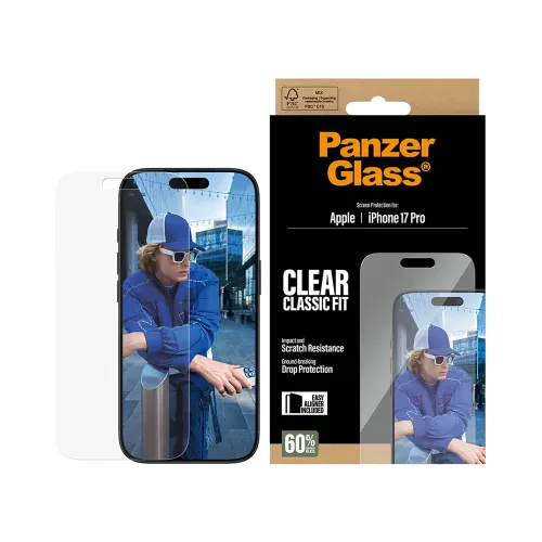 Panzerglass Clear Classic Fit Screen Protector For Iphone 17 Pro 6.3"