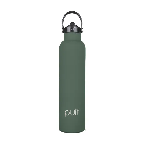 Puff Hot And Cold Water Bottle 500ml - Army Green
