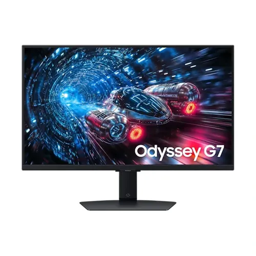 Samsung 27" Odyssey G7 G70F 4K 360Hz Or FHD 180Hz 1Ms Response Time G-Sync with Pivot Gaming Monitor - Black
