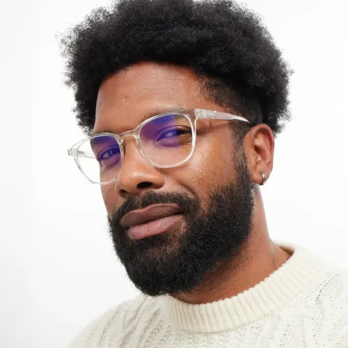 Barner Dalston Glossy Glasses - Crystal