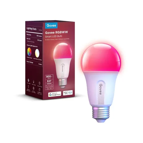 Govee Rgbww Smart Led Bulb E27 800lm