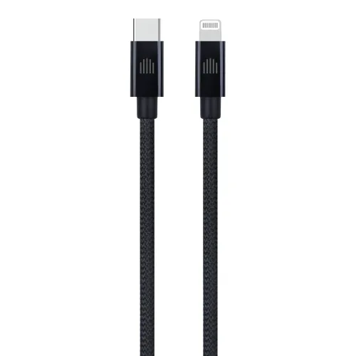 Dviced USB-C to lightning cable Charging & Data transfer 0.25m - Black