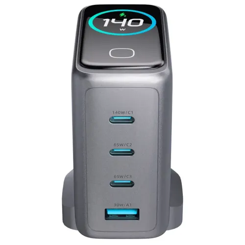 Powerology Voltflow GaN Wall Charger PD 140W - Black