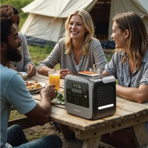 Powerology Pater III Portable Power Station 1200W - Gray