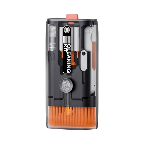 Porodo Lifestyle 11-in-1 Multipurpose Cleaning Kit - Black