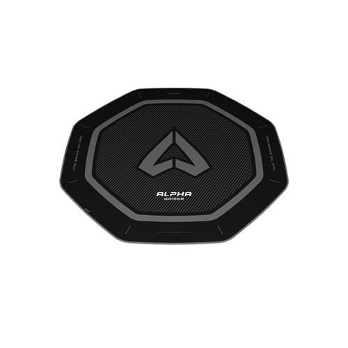 Alpha Gamer Octan Gaming Chair Floor Mat (120cm) - Black