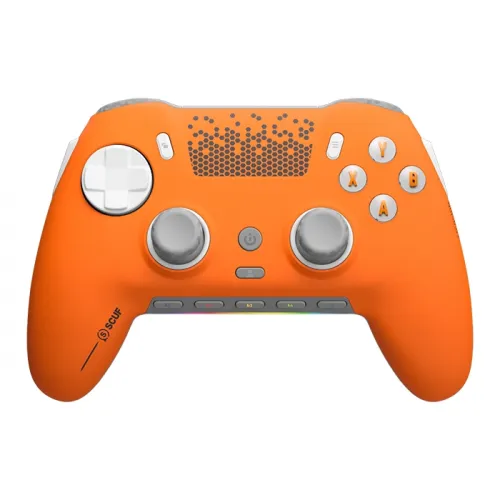 Scuf Envision Pro Wireless Pc Gaming Controller For Pc - Orange/gray