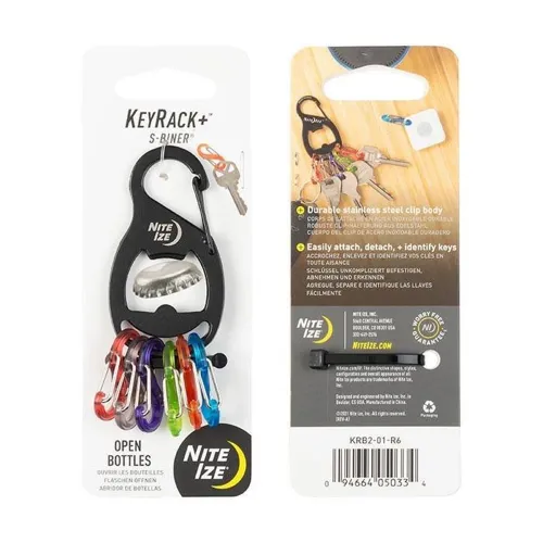 Nitelze Keyrack+ S-biner - Black
