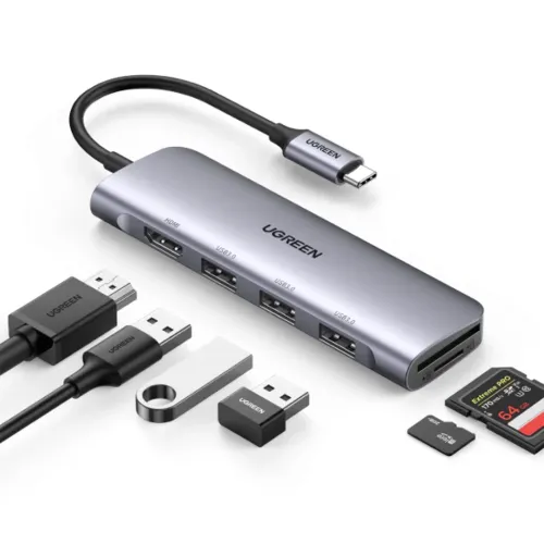 Ugreen Usb-c 6-in-1 Multifunctional Adapter - 4k 60hz