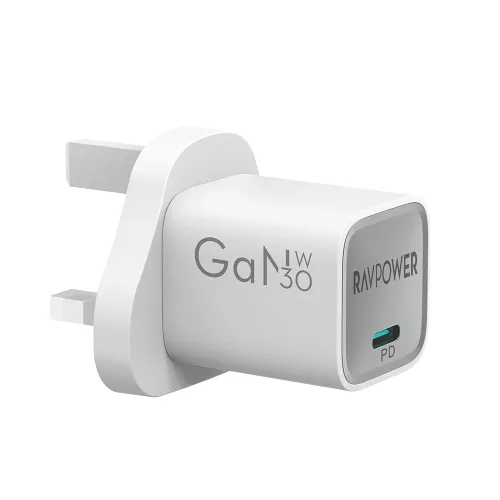 Ravpower Pd Pioneer Gan5.0  Mini Wall Charger 30w - White