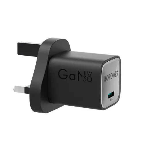 Ravpower Pd Pioneer Gan5.0 Mini Wall Charger 30w - Black