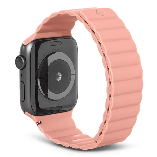 Decoded  Ultra Apple Watch 45/44/42mm Silicone Traction Lite Strap - Peach Pearl