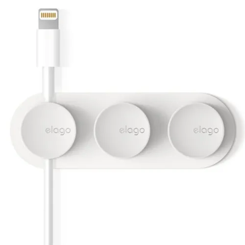 Elago Magnetic Cable Management Buttons - White