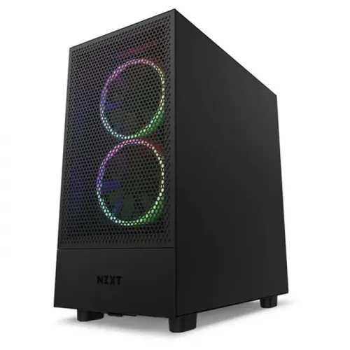 NZXT H5 Flow RGB Edition ATX Mid Tower Case - Black