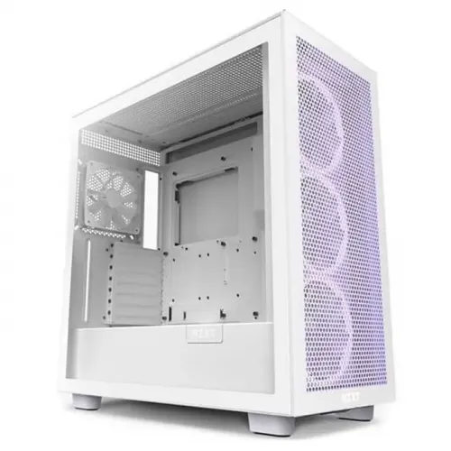 NZXT H7 Flow RGB Edition ATX Mid Tower Case - White (2023)