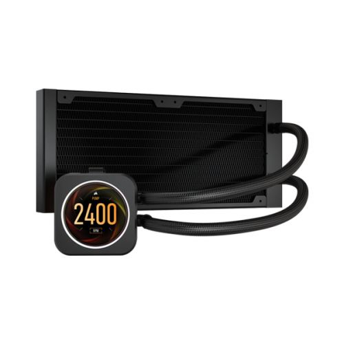 Corsair iCUE H100i ELITE LCD Display Liquid CPU Cooler - CW-9060061-WW