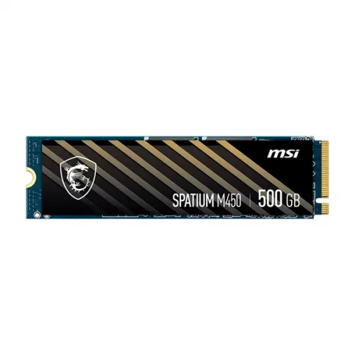 MSI SPATIUM M450 PCIe 4.0 NVMe M.2 SSD - 500GB