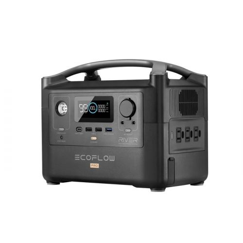EcoFlow RIVER Pro Portable Power Station - 720Wh/600W - Black